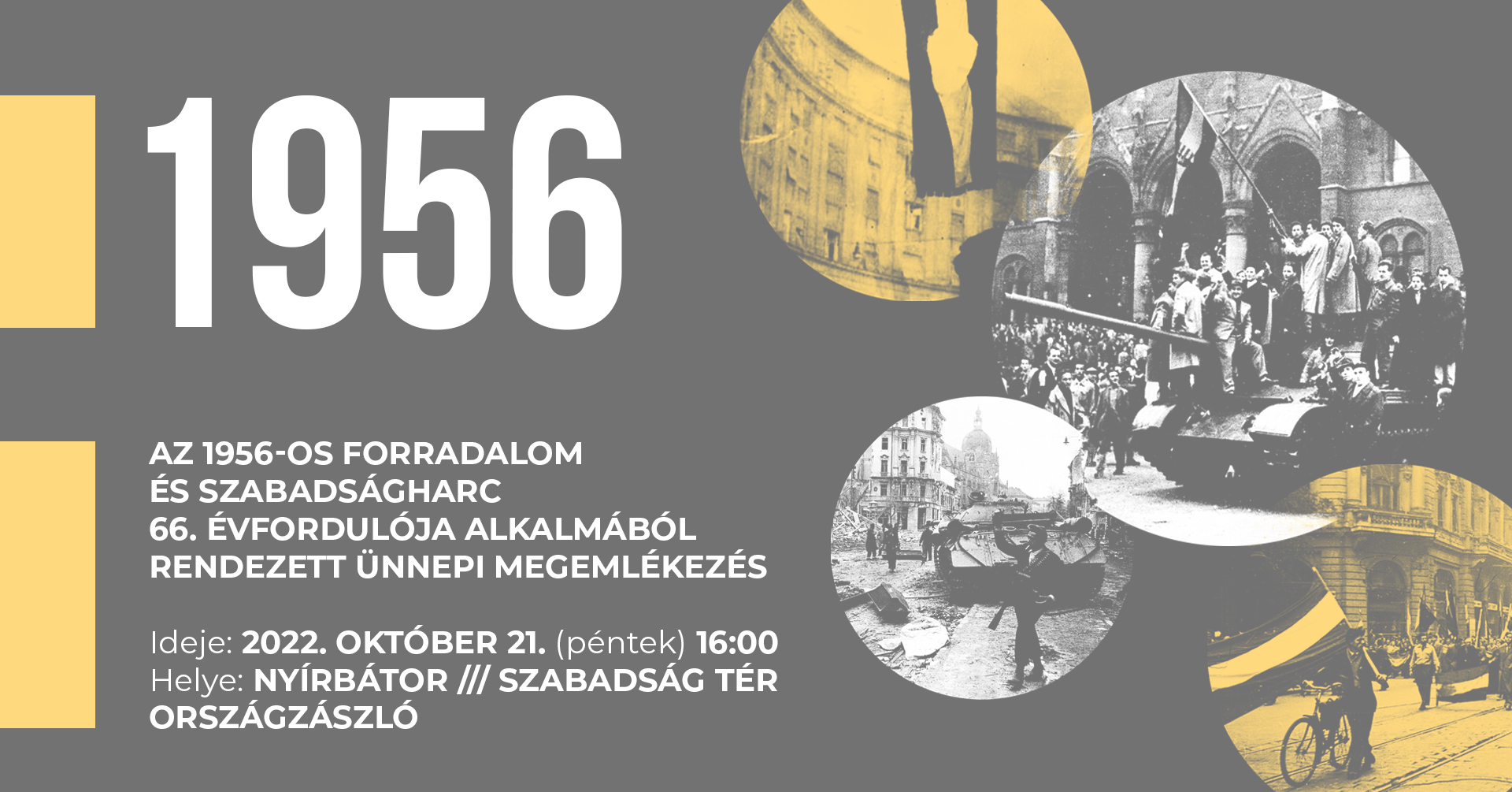Az 1956-os forradalom és szabadságharc 66. évfordulója
